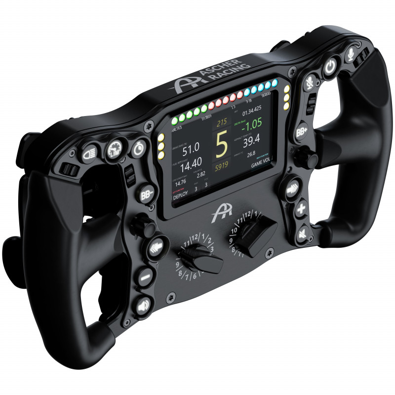 Ascher Racing Ultimate Black Edition Sim-Racing-Lenkrad