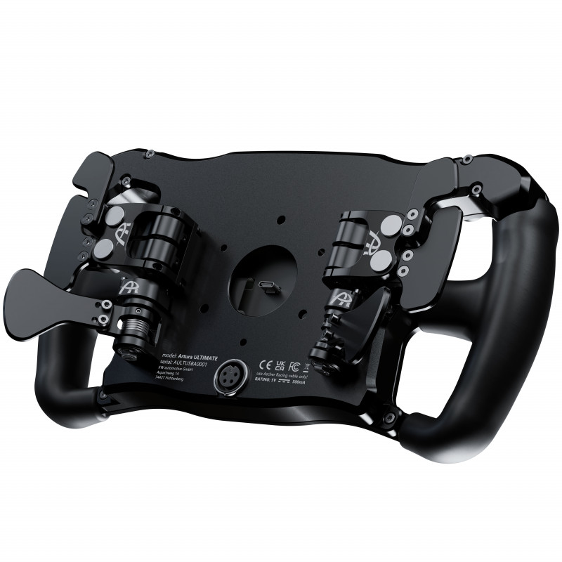 Ascher Racing Ultimate Black Edition Sim-Racing-Lenkrad