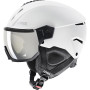 UVEX Instinct Visor Skihelm, Schwarz/Weiß, 56-58 cm (56/6/260/50)