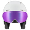 UVEX Horizon CV Skihelm, Weiß, 55-59 cm (56/6/341/11)