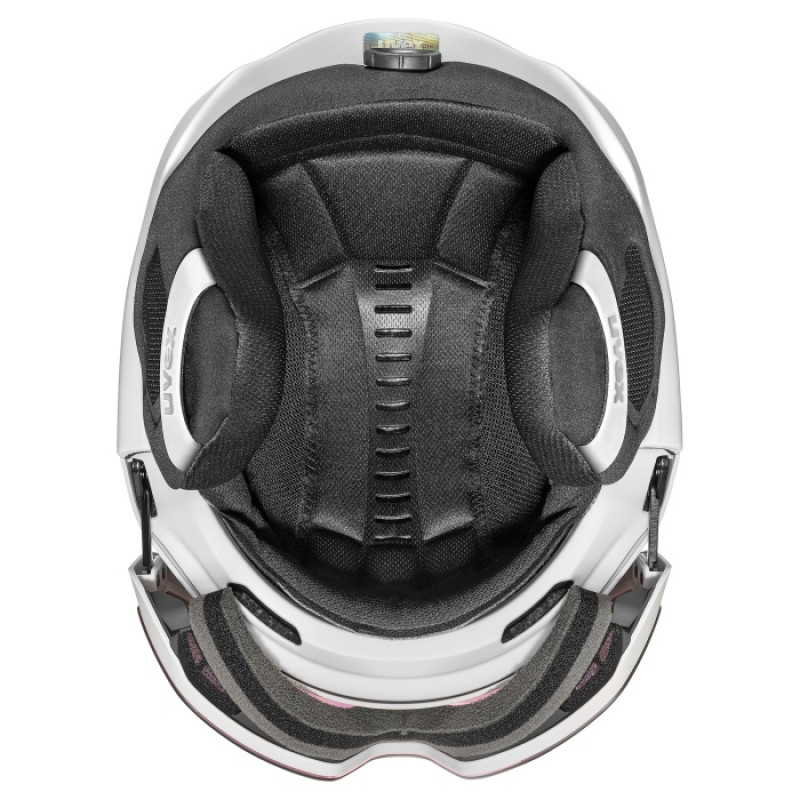 UVEX Horizon CV Skihelm, Weiß, 55-59 cm (56/6/341/11)