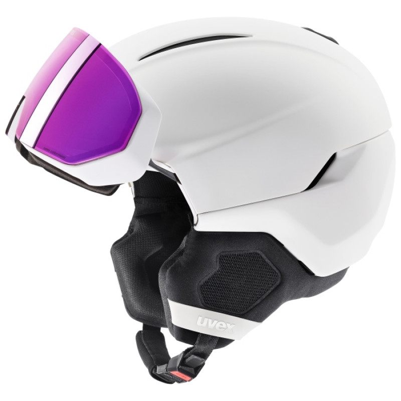 UVEX Horizon CV Skihelm, Weiß, 55-59 cm (56/6/341/11)