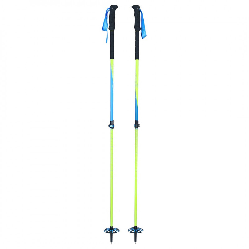 VIKING Lumi Pro Skitouren-Skistöcke für Erwachsene, grün