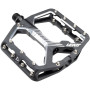 Leatt AllMtn 6.0 Flat Fahrradpedale, schmale Plattform 114x100 mm, Schwarz