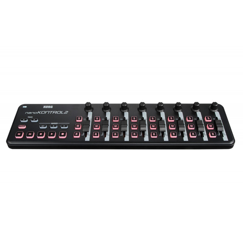Korg nanoKONTROL2 USB-MIDI-Controller, Schwarz