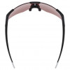 UVEX Pace Perform CV Sportbrille, halbrandlos, schwarz
