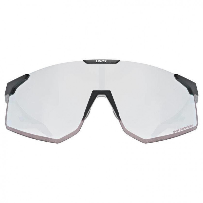UVEX Pace Perform CV Sportbrille, halbrandlos, schwarz
