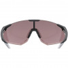 UVEX Pace Perform S CV Sportbrille, halbrandlos, weiß