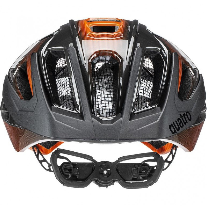 UVEX Quatro Fahrradhelm 52-57, Orange/Titanium