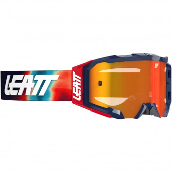 Leatt Velocity 5.5 Iriz Fahrradbrille, Blau/Rot