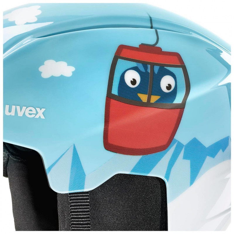 UVEX Viti Set Kinder-Skihelm, Blau, 46-50 (56/S/317/10)