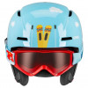 UVEX Viti Set Kinder-Skihelm, Blau, 46-50 (56/S/317/10)