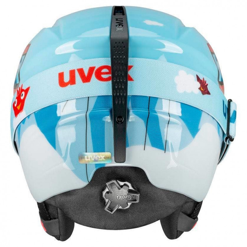UVEX Viti Set Kinder-Skihelm, Blau, 46-50 (56/S/317/10)