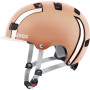 UVEX HLMT 5 Bike Pro Fahrradhelm, Braun, 55-58
