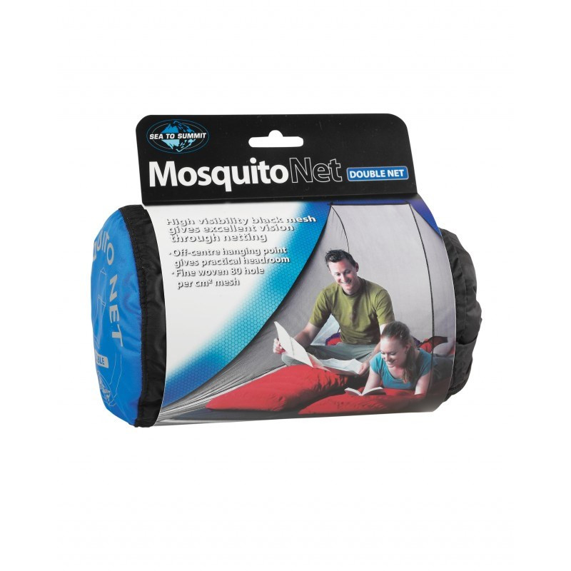 Sea to Summit Mosquito Pyramid Net Double Moskitonetz für zwei Personen, schwarz