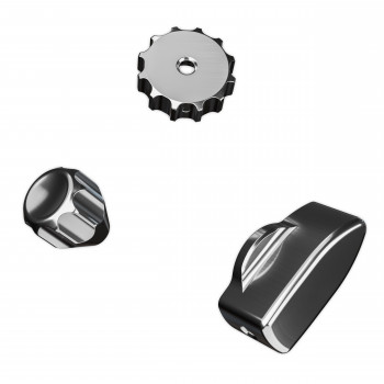 Ascher Racing Knob Kit Pro Drehknopf-Set, Mercury