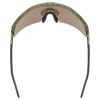UVEX Flowline Kinder-Sportbrille, halbrandlos, grün