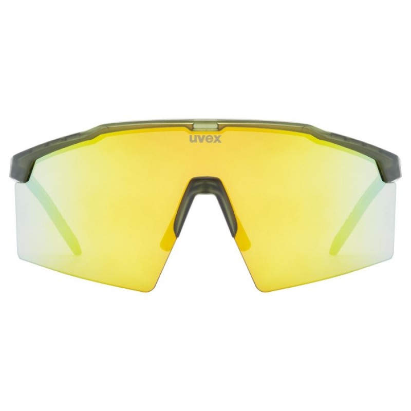 UVEX Flowline Kinder-Sportbrille, halbrandlos, grün
