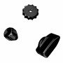 Ascher Racing Knob Kit Pro für Sim-Racing-Lenkräder, Stealth Black
