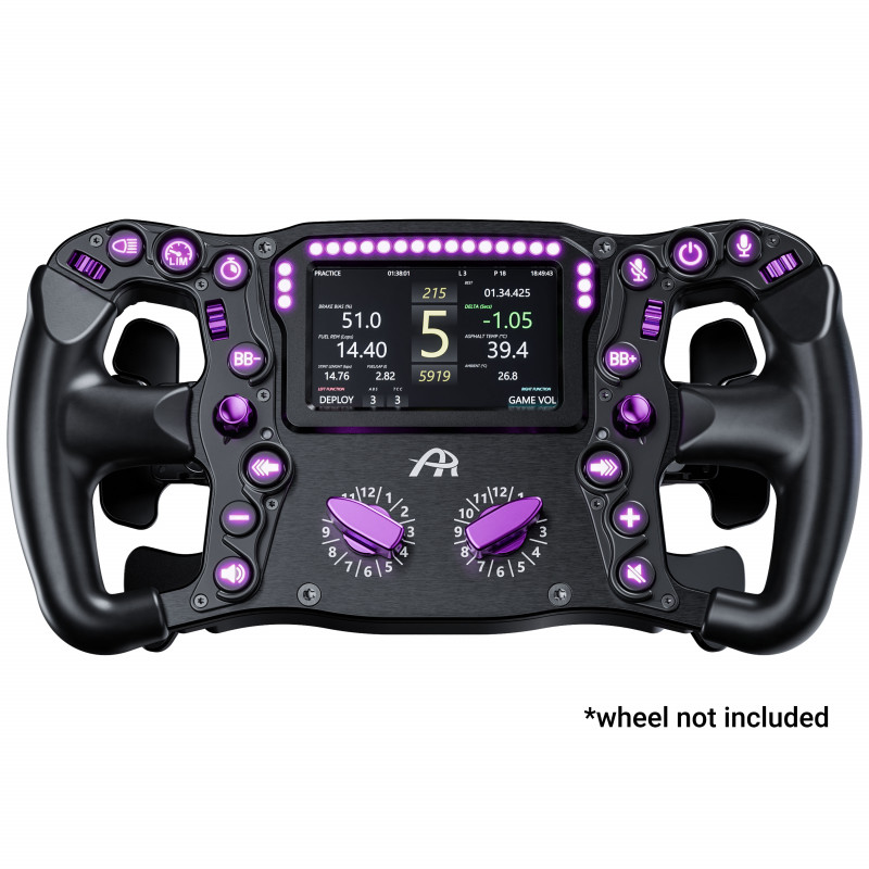 Ascher Racing Knob Kit Pro Drehknopf-Set, Champion Purple