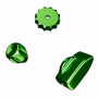 Ascher Racing Knob Kit Pro Drehknopf-Set, Maniti Green