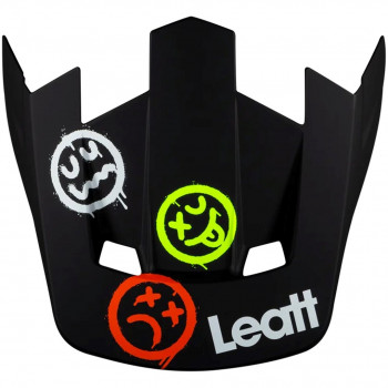 Leatt Visier für MTB Gravity 1.0 V25 Helm (M-XXL), Schwarz