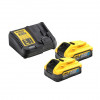 DeWalt DCK2050H2T-QW Werkzeug-Kombi-Set DCD805 + DCF850, 18 V, 2 x 5,0 Ah Akku