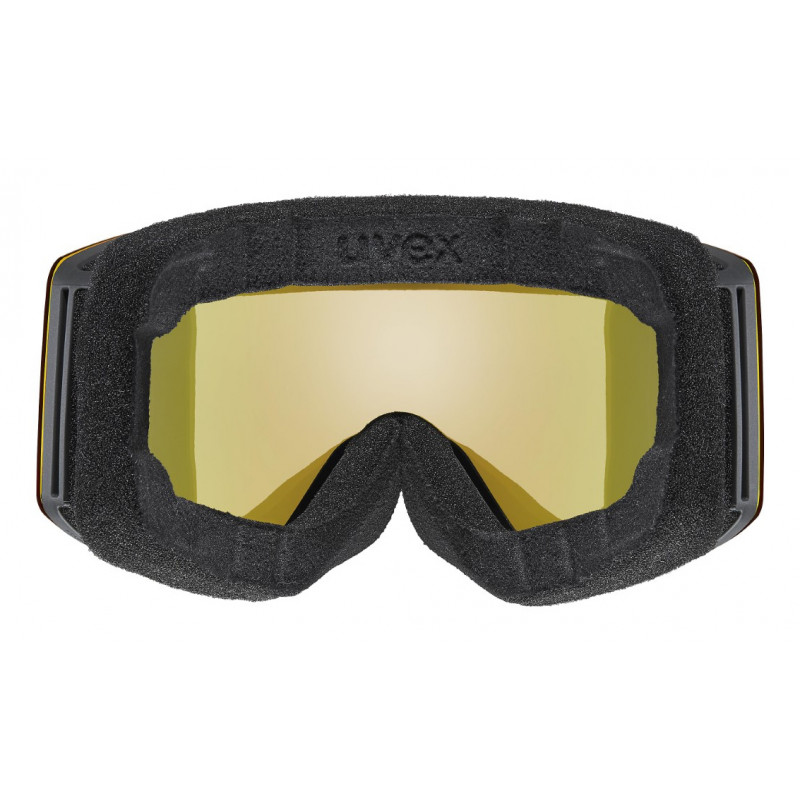 UVEX Provoqe FM Skibrille, schwarz, blaue Scheibe