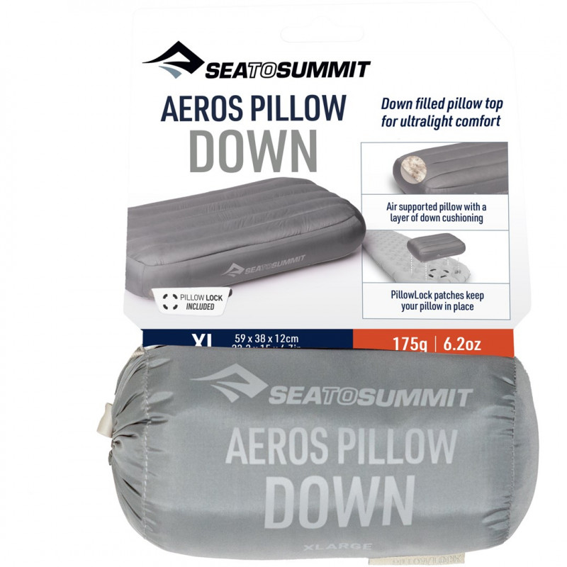 Sea to Summit Aeros Down aufblasbares Kissen, L