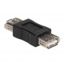 Akyga AK-AD-06 USB-A-Adapter Buchse auf Buchse, USB 2.0, Schwarz