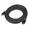 Akyga AK-HD-100A HDMI 1.4 High-Speed-Kabel mit Ethernet, 10 m, Schwarz