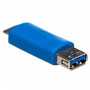 Akyga AK-AD-25 USB-A 3.0 (F) auf Micro USB-B 3.0 (M) OTG-Adapter, blau