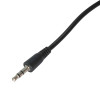 Akyga AK-AV-12 Audiokabel 3,5 mm Klinke Stecker auf Stecker, 1,8 m, Schwarz