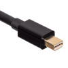 Akyga AK-AV-15 DisplayPort (Stecker) auf Mini DisplayPort (Stecker) Kabel, 1,8 m, Schwarz