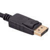 Akyga AK-AV-15 DisplayPort (Stecker) auf Mini DisplayPort (Stecker) Kabel, 1,8 m, Schwarz