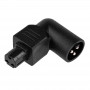 Akyga AK-SC-M10 Wechselstecker für Universal-Notebook-Netzteil, Dell-Stecker, 20 V, für ältere Dell-Notebooks