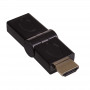 Akyga AK-AD-40 HDMI (M) auf HDMI (F) 180° drehbarer Winkeladapter, Schwarz