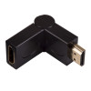 Akyga AK-AD-40 HDMI (M) auf HDMI (F) 180° drehbarer Winkeladapter, Schwarz