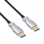 Akyga AK-HD-200L HDMI 2.1 Aktives optisches Kabel (AOC), 48 Gbps, 8K@60Hz, 4K@120Hz, 20 m, Schwarz