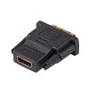 Akyga AK-AD-41 HDMI (F) auf DVI-D 24+1 (M) Adapter, Schwarz