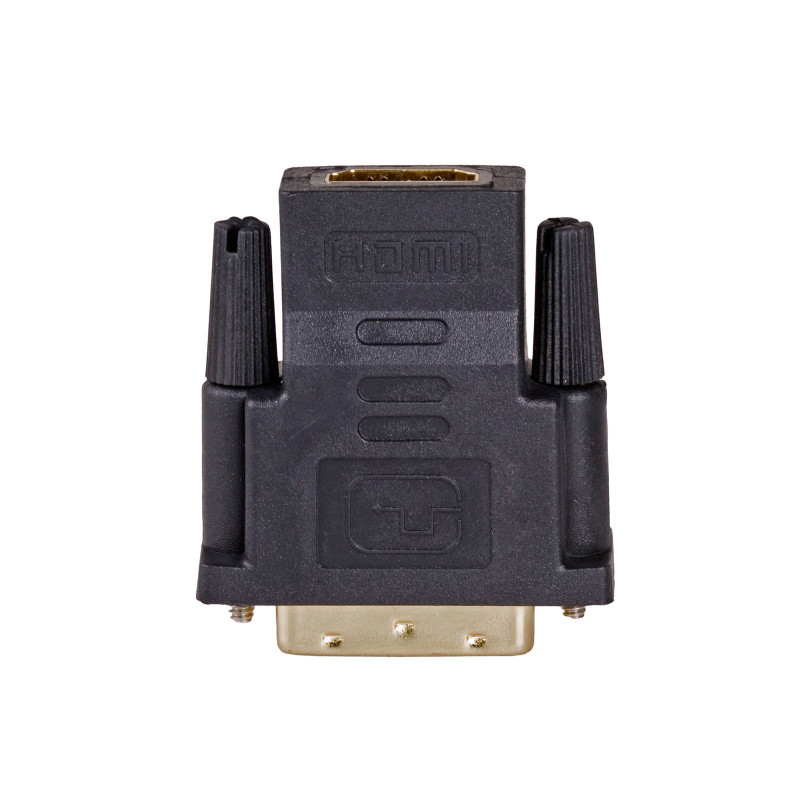 Akyga AK-AD-41 HDMI (F) auf DVI-D 24+1 (M) Adapter, Schwarz