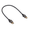 Akyga AK-HD-05S HDMI 2.1 geschirmtes Kabel, 48 Gbps, 8K@60Hz, 4K@120Hz, 0,5 m, Schwarz