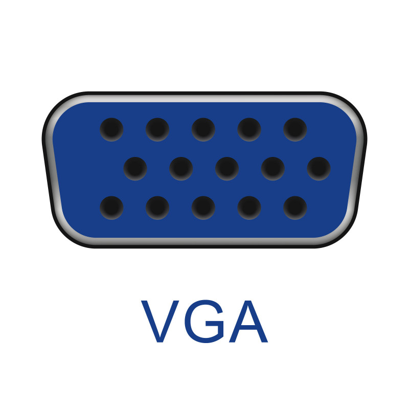 Akyga AK-AV-14 VGA (M) auf VGA (M) Kabel, D-Sub 15-polig, 5 m, Schwarz
