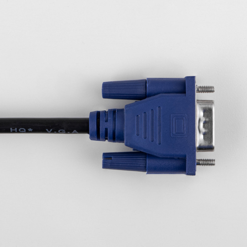 Akyga AK-AV-14 VGA (M) auf VGA (M) Kabel, D-Sub 15-polig, 5 m, Schwarz