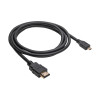 Akyga AK-HD-15R HDMI-auf-Micro-HDMI-Kabel v1.4, 1,5 m, Schwarz