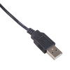 Akyga AK-DC-04 Stromkabel USB-A Stecker auf DC 5,5 x 2,5 mm Stecker, 0,8 m, Schwarz