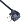 Akyga AK-NB-10C Notebook-Netzkabel CEE 7/7 auf IEC C5, 3x 0,75 mm² Kupfer, 3 m, Schwarz