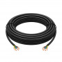 Akyga AK-SC-E31 EV-Ladekabel ohne Stecker, 1-phasig 32 A, 3x 6 mm² + 2x 0,75 mm², 450/750 V, 5 m, Schwarz