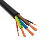 Akyga AK-SC-E31 EV-Ladekabel ohne Stecker, 1-phasig 32 A, 3x 6 mm² + 2x 0,75 mm², 450/750 V, 5 m, Schwarz