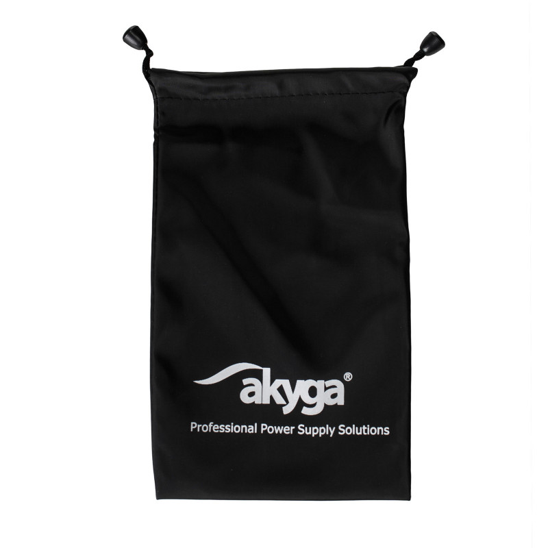 Akyga AK-AC-01 Schutztasche für Notebook-Netzteile, 220 x 135 mm, schwarz